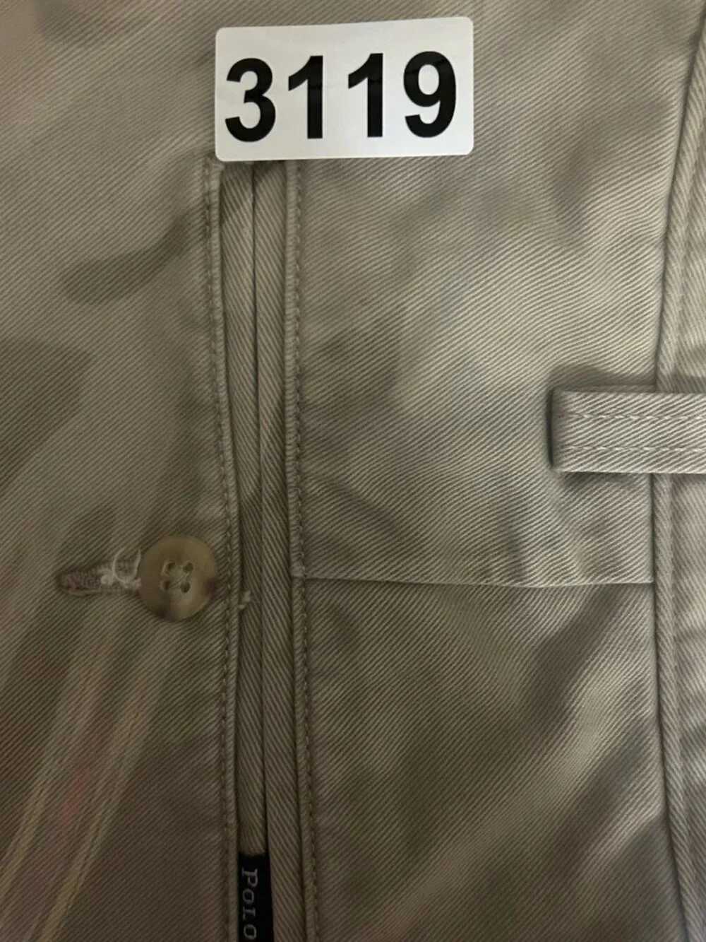Polo Ralph Lauren Classic Fit Chino Pants Men 34x32 (33x31)‎ Beige 100% Cotton
